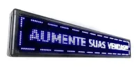Painel Display Letreiro Led 360cm X 20cm RGB COLORIDO WI-FI Externo - Foto 13