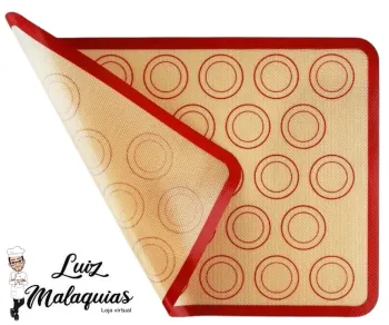Tapete de Silicone e Fibra de Vidro Ideal para Macarons - Foto 2