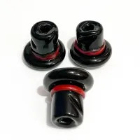 Firma de murano Cartola Preta com Vermelha