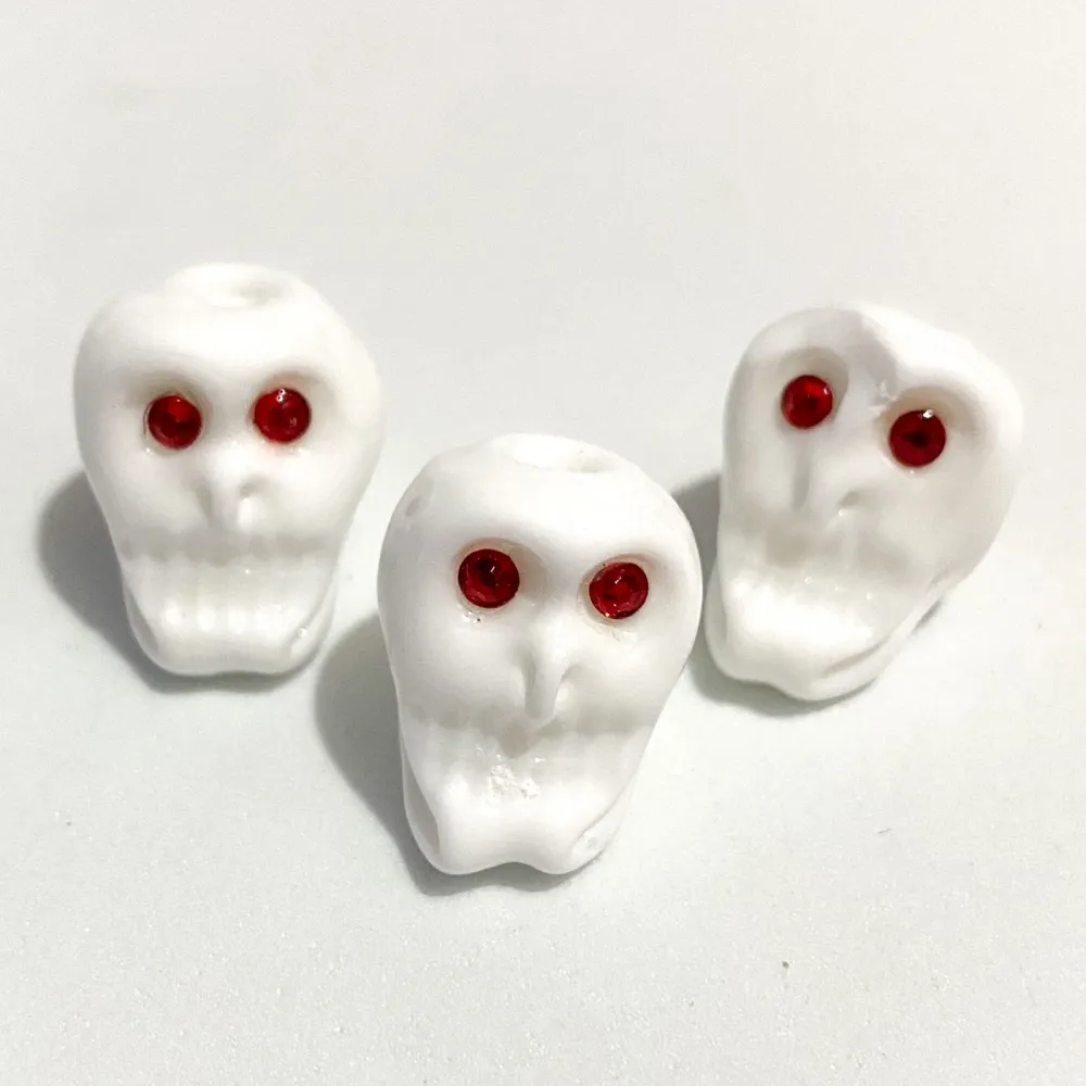 Firma de murano Caveira Branca Imagem