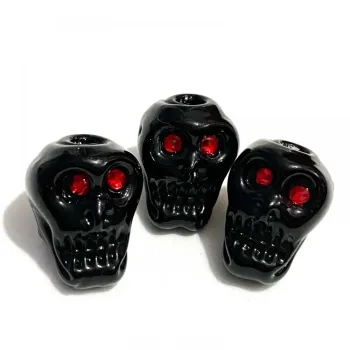 Firma de murano Caveira Preta