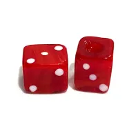 Firma de murano Dado Vermelho com Branco