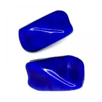 Firma de murano Sextavada Azul Escuro