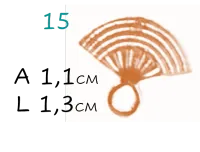 Pingente Leque P - Foto 2