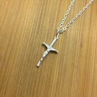 Pingente de Prata 950 - Cruz  - 250432 - Foto 3