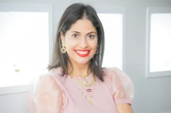 Colar com pingente,  Boca Zircônia Prata 925  Folheado A Ouro ZGA3851923