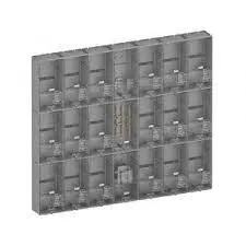 Caixa de Luz  para 12 Relogios PADRAO ENEL - KIT COMPLETO PADRÃO ELETROPAULO PARA 12 MEDIDORES BIFÁSICO (POLICARBONATO) COM CABO 50MM Imagem