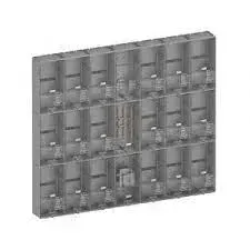Caixa de Luz  para 16 Relogios PADRAO ENEL - KIT COMPLETO PADRÃO ELETROPAULO PARA 16 MEDIDORES BIFÁSICO (POLICARBONATO) COM CABO 50MM Imagem