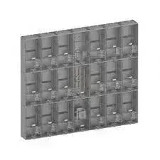 Caixa de Luz  para 26 Relogios PADRAO ENEL - KIT COMPLETO PADRÃO ELETROPAULO PARA 26 MEDIDORES BIFÁSICO (POLICARBONATO) COM CABO 50MM Imagem