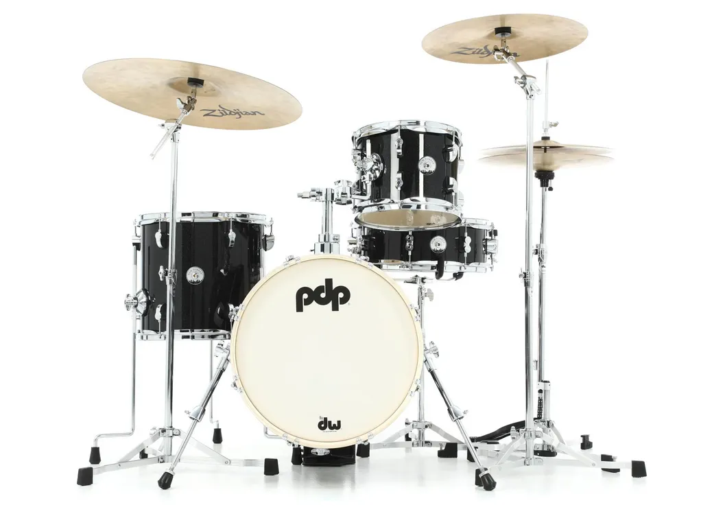 Bateria PDP New Yorker Shell Pack 4 Peças cor Black Onyx Sparkle Imagem