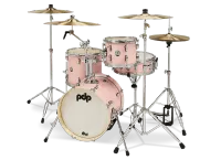 Bateria PDP New Yorker Shell Pack 4 Peças cor Pale Rose