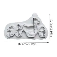Molde de Silicone Patinhos - Foto 2