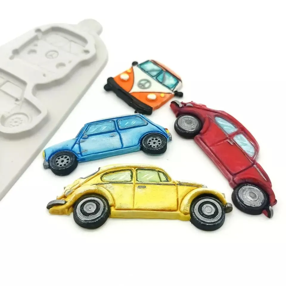 Molde de Silicone Carros