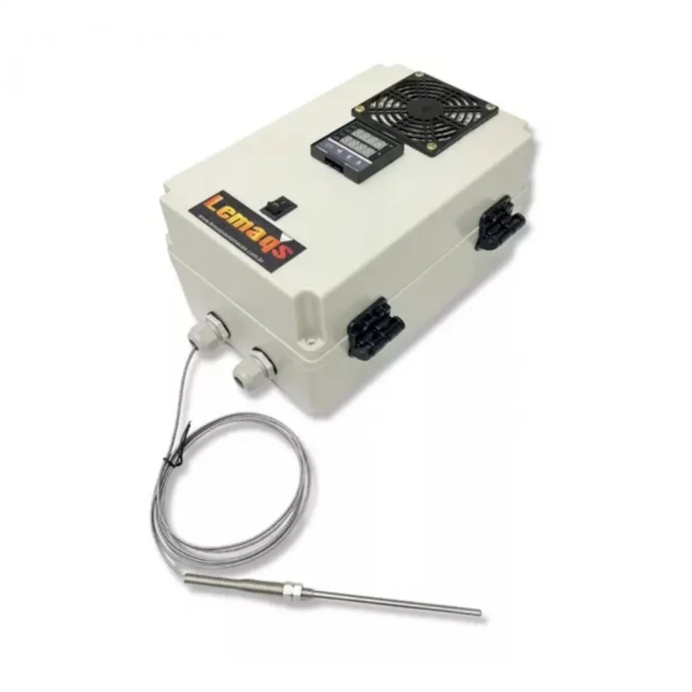 CONTROLADOR TEMPERATURA EM CAIXA MONTADA E SENSOR K 600 GRAUS