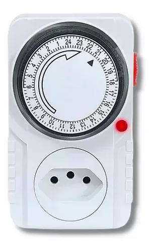 Timer Temporizador Mecânico De Tomada Bivolt 110v/220v Analógico