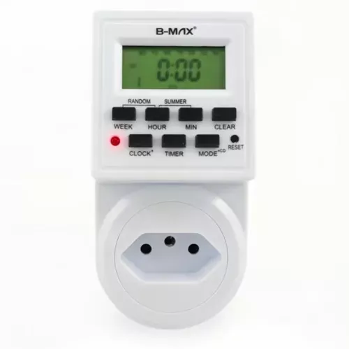 Timer Digital Bivolt Temporizador 20 Eventos Liga E Desliga Imagem
