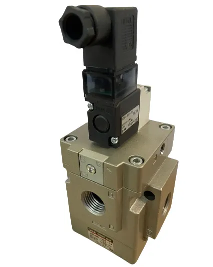 12643 - VALVULA SMC DIRECIONAL SOLENOIDE VG342R-5DZ-04 Imagem