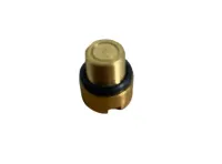 24221 - VALVULA DE AR 1/8 BSP COM FENDA - EIXO EXPANSIVO GOLDEN FIX - Foto 2