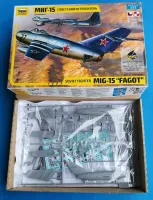 Avião Mig-15 Fagot kit Zvezda 1/72 plastimodelismo 7317 - Foto 2