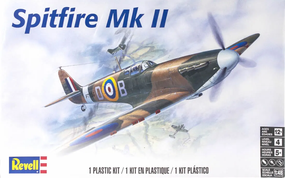 Aviao Spitfire MKII 1/48 kit Revell 5239 Plastimodelismo