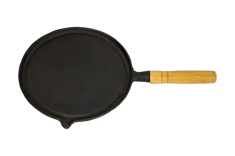 Chapa de Bife Redonda com Cabo 26cm Diâmetro