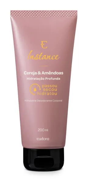 Hidratante Desodorante Corporal Instance Cereja e Amêndoas 200ml Imagem