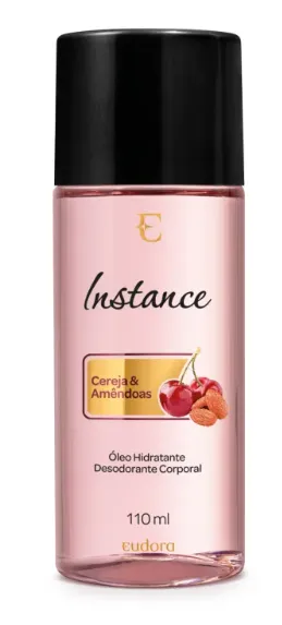 Óleo Hidratante Desodorante Corporal Instance Cereja e Amêndoas 110ml Imagem