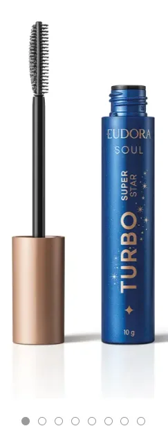 Máscara de Cílios Preta Eudora Soul Turbo Super Star 10g