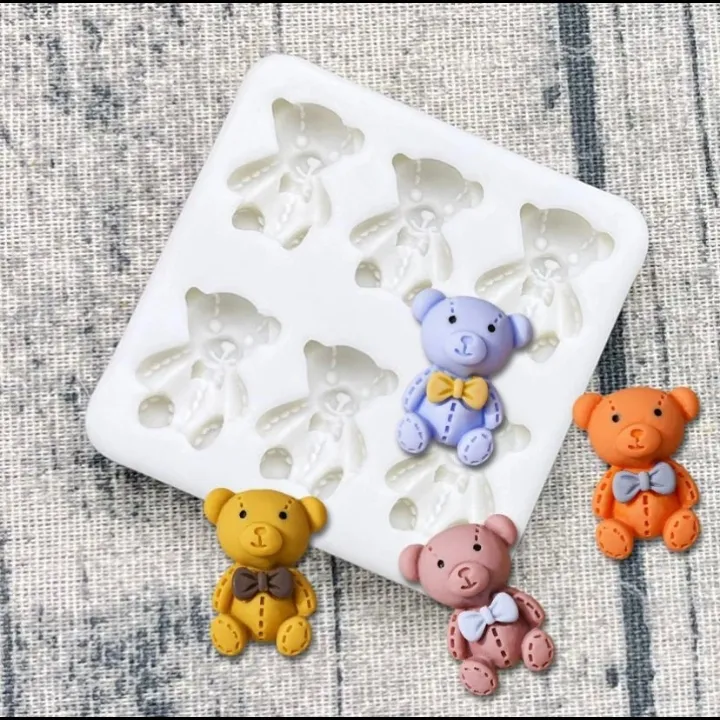 Molde de Silicone Mini Ursinhos 