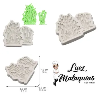 Molde de Silicone Algas Marinha