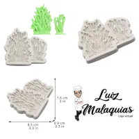 Molde de Silicone Algas Marinha