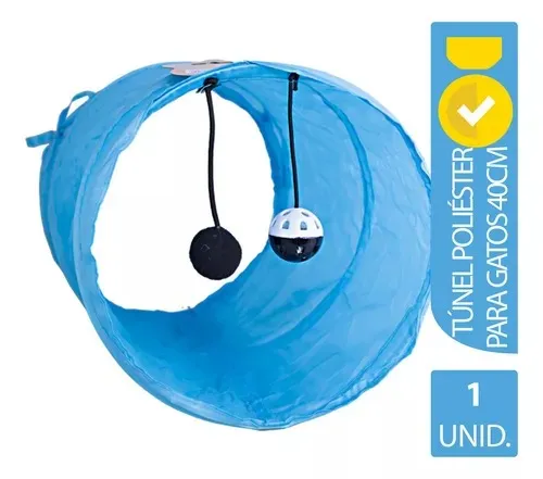 TUNEL POLIES. P/GATOS AZ 40CM