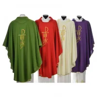 Kit 4 Casulas Bordado Cruz 7 - Foto 2