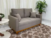Sofá 2 lugares  Living Bela Slim 1.40m linho super promoção - Foto 3
