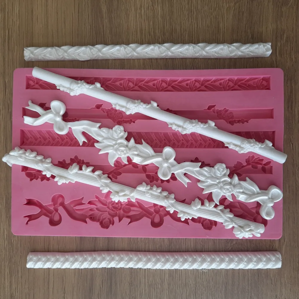 Molde de Silicone Cordões de Luxo Imagem