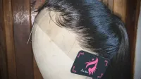 HUMANA Liso 50/55cm 300 gramas Lace Front HD humana  cabelo brasileiro repartição LivreBig®  - Foto 7