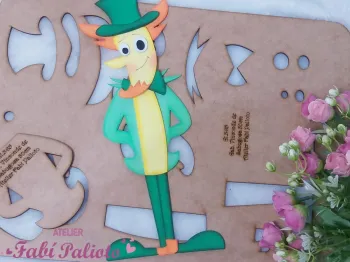 G1.365  Gabarito de Moldes em MDF Visconde de Sabugosa 30cm