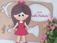 G1.363  Gabarito de Moldes em MDF Narizinho 30cm