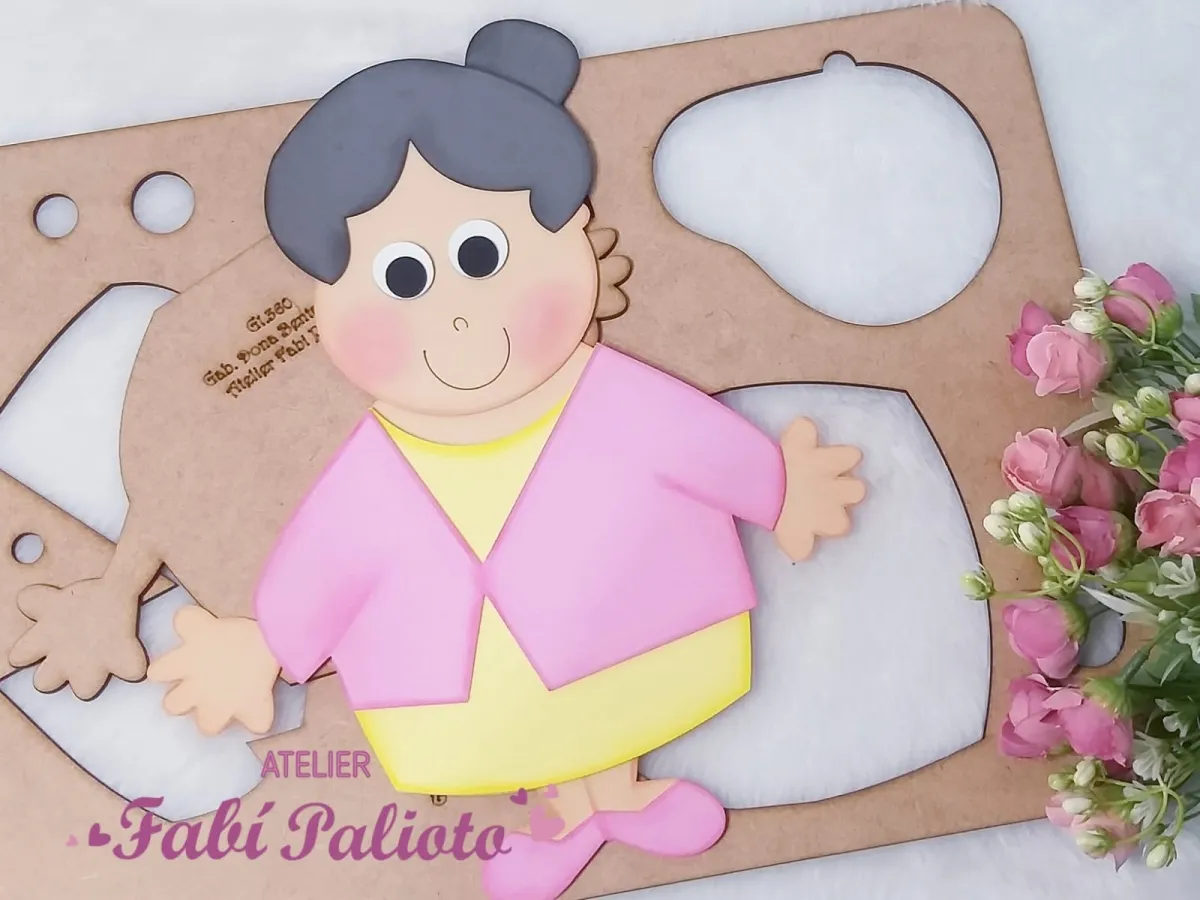 G1.360  Gabarito de Moldes em MDF Dona Benta 30cm