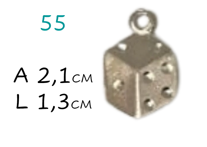 Pingente Dado Imagem