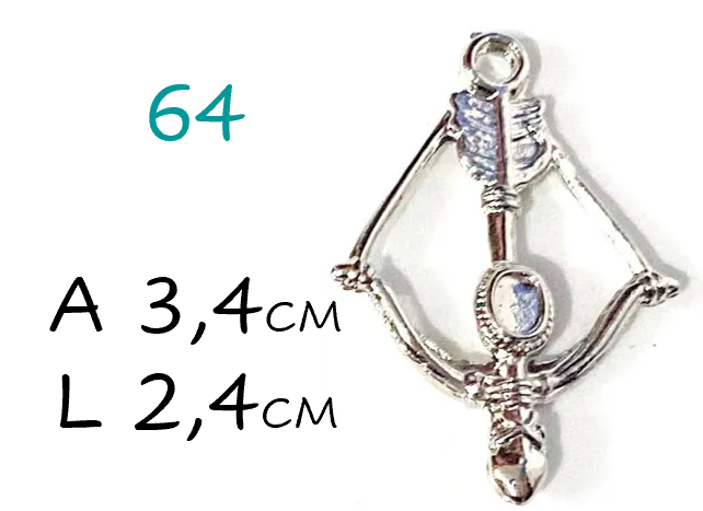 Pingente Arco e Flecha G Imagem