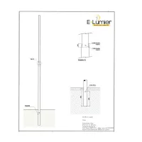 POSTE RETO ENGASTADO