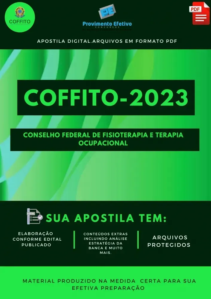 Apostila COFFITO Tecnologia da Informação Ano 2023 Imagem