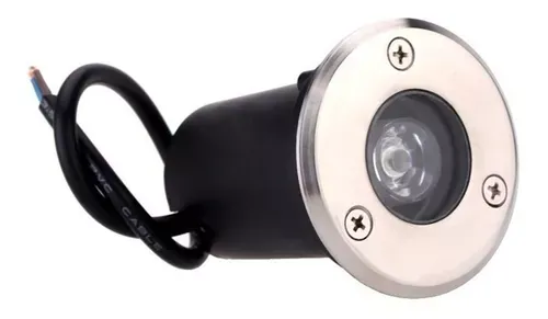 Balizador Spot Led  luminaria Chão Piso 1w Embutir Imagem