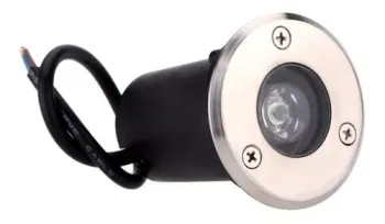 Balizador Spot Led  luminaria Chão Piso 1w Embutir