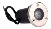Balizador Spot Led  luminaria Chão Piso 1w Embutir