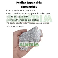 Perlita Expandida Média - 10 Litros - Foto 2