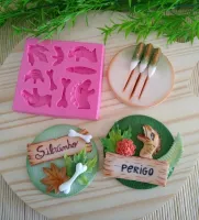Molde de Silicone Dinossauros M