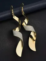 1 par de brincos em espiral - Foto 2