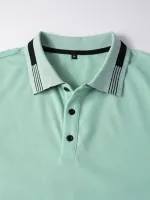 Camisa polo Guarnição listrada - Foto 3